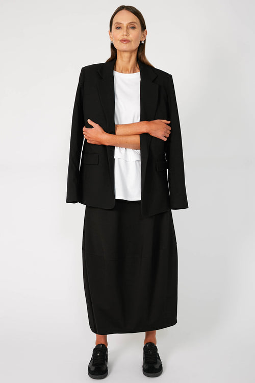 spin skirt / black