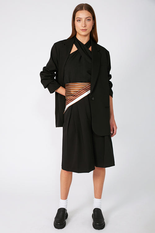 tabard blazer / black