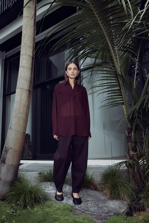 tipping pant / blackberry
