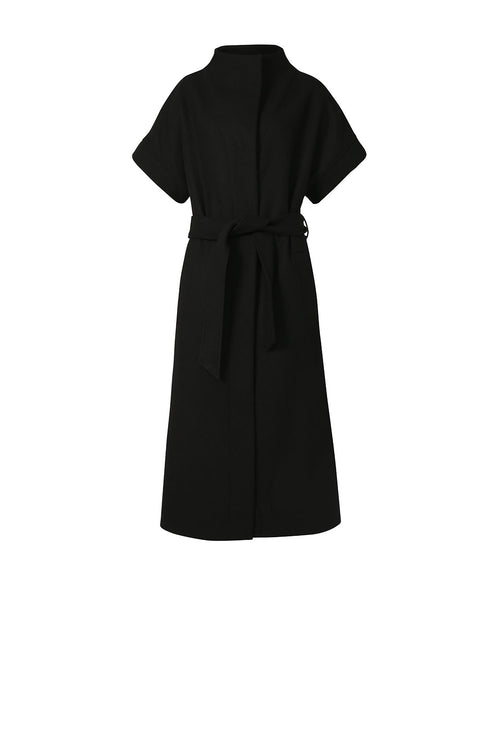 tunnelled coat / black