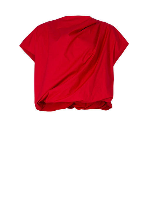 twisted tee / chilli red