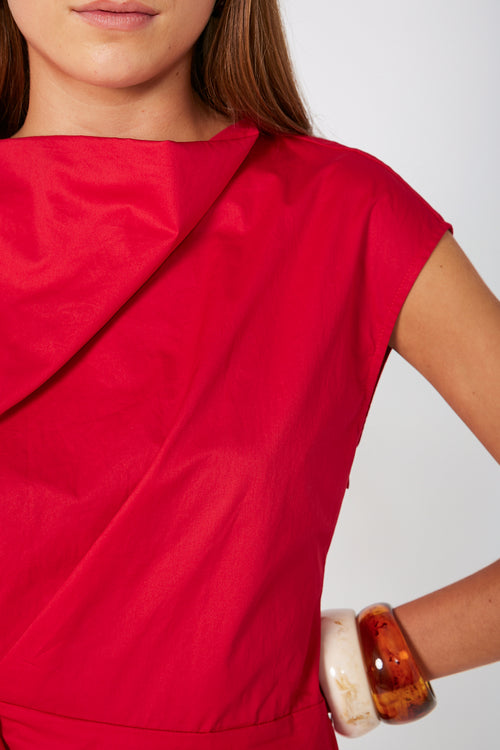 finite dress / chilli red