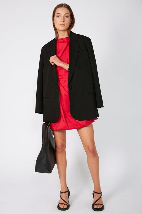 finite dress / chilli red