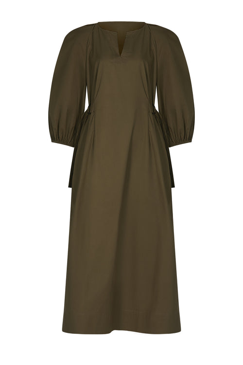 reflection dress / khaki