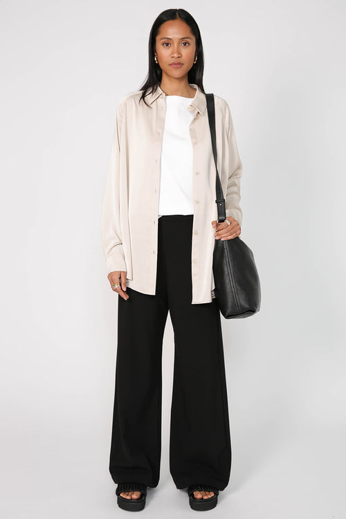 roam shirt / pearl natural