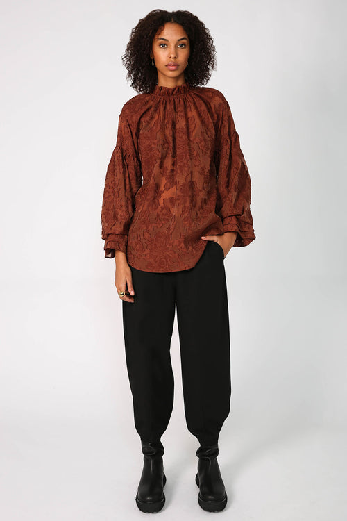 ruff shirt / bronze