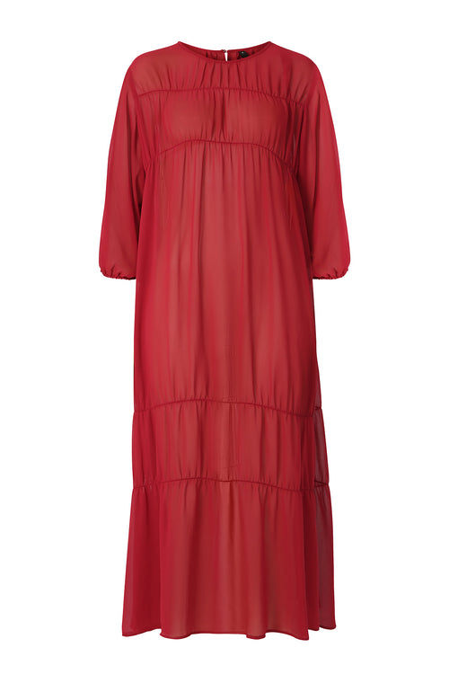 section dress / cranberry