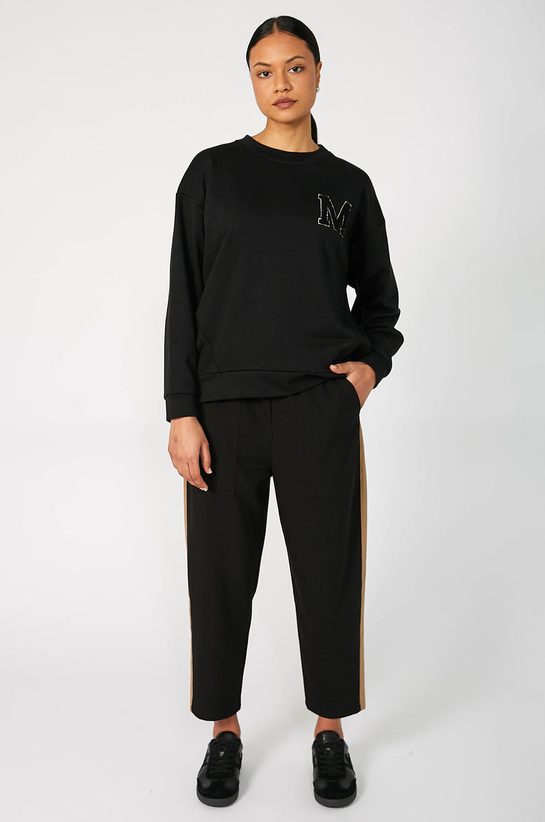 initial line sweat / black | m o o c h i