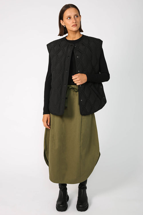 encase skirt / khaki