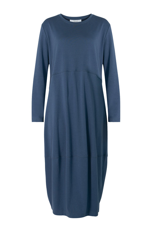 spin longsleeve dress / coronet blue