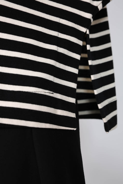 stand sweat / black|cream stripe