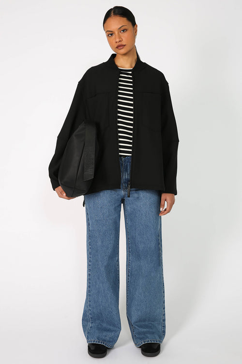 stand sweat / black|cream stripe