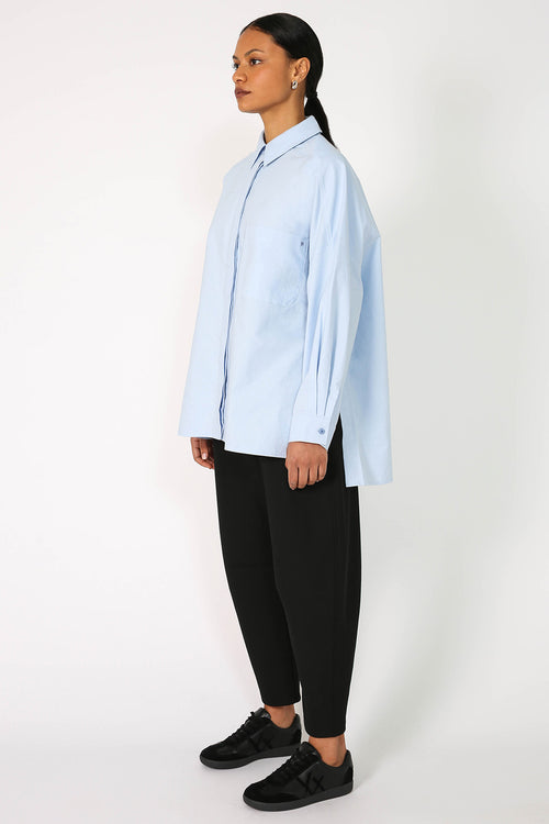 tabard shirt / oxford blue