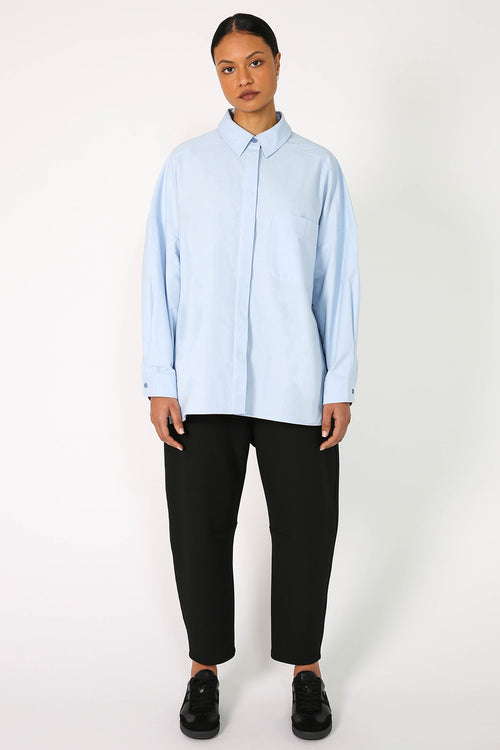 tabard shirt / oxford blue