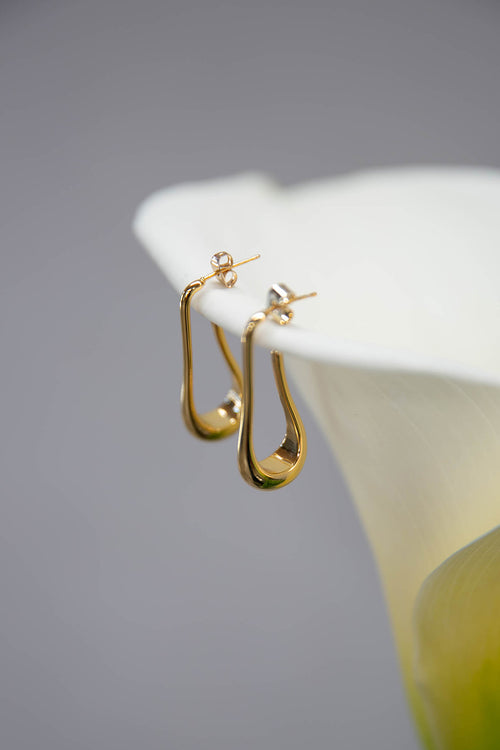 spate earring / gold