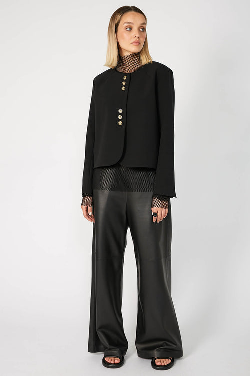 trace jacket / black
