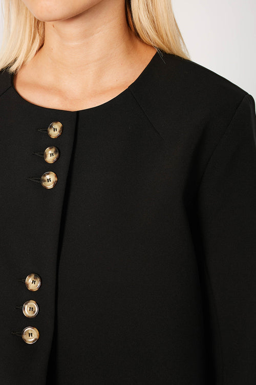 trace jacket / black