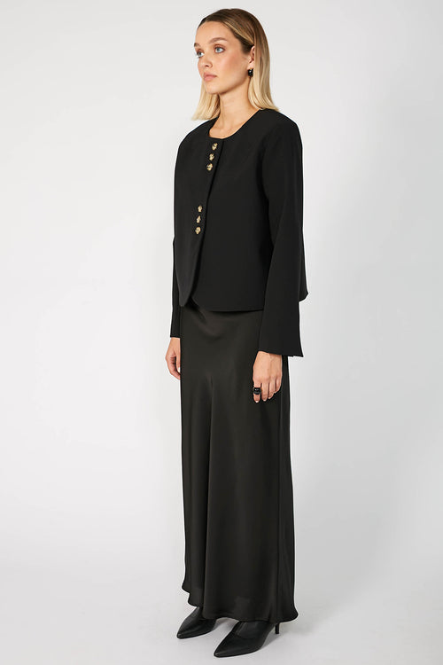 trace jacket / black
