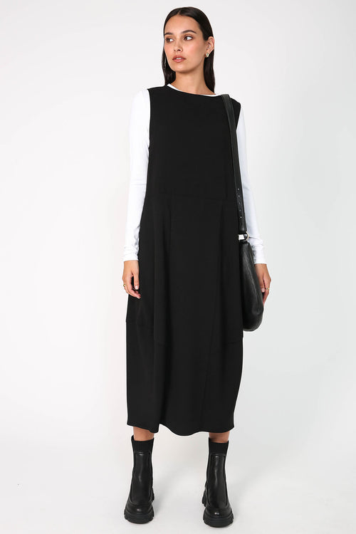 modest rib top / white
