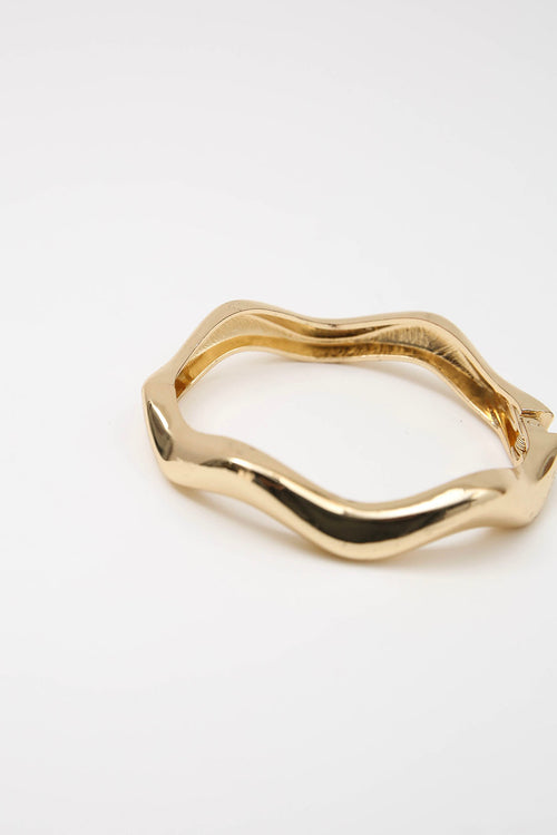 wave bracelet / gold