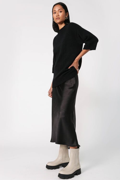 major loafer boot / bone neutral|black