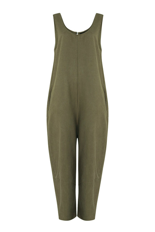 further jumpsuit / khaki green