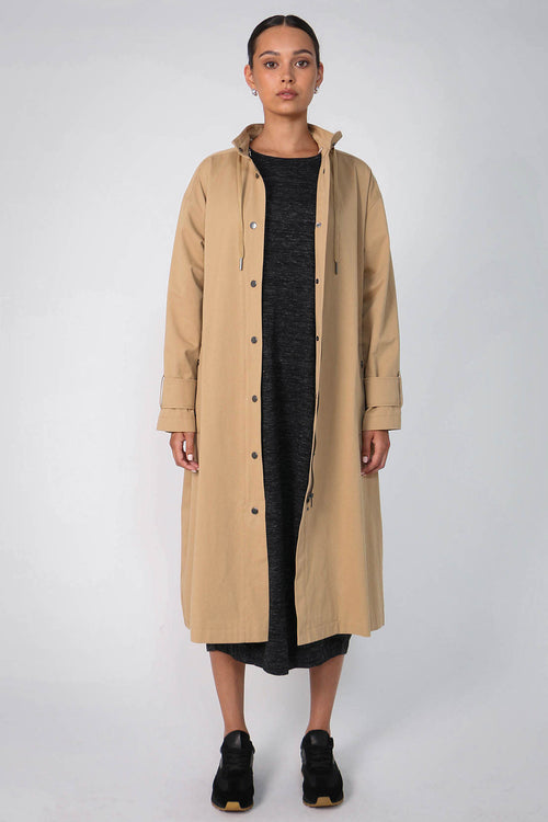 spin dress / charcoal fleck