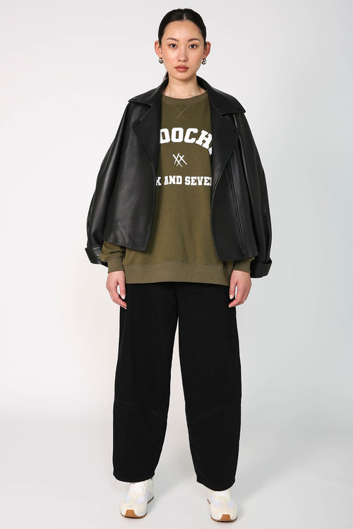 furtive full length jean / black