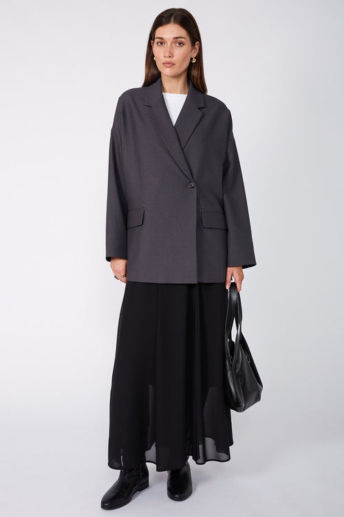 joined skirt / black