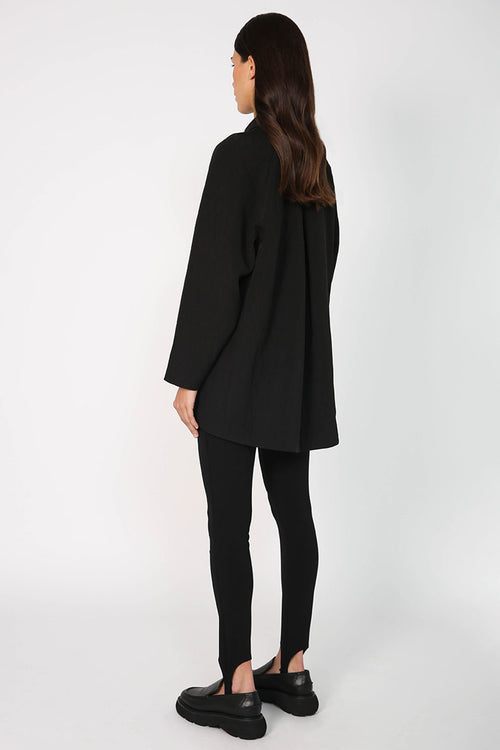 onward shacket / black