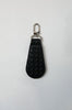 xx woven hat clip / black|silver