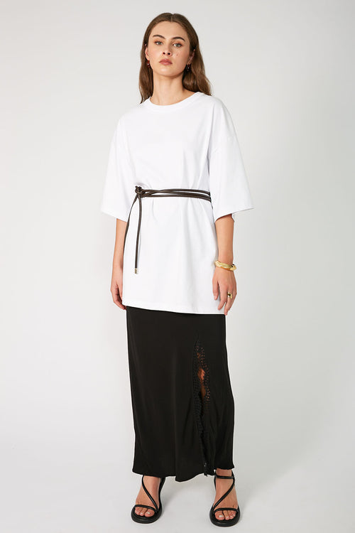 solace skirt / black