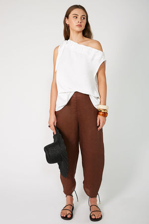grandeur pant / copper chocolate