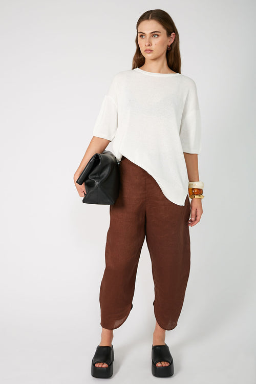 venture tee sweater / white