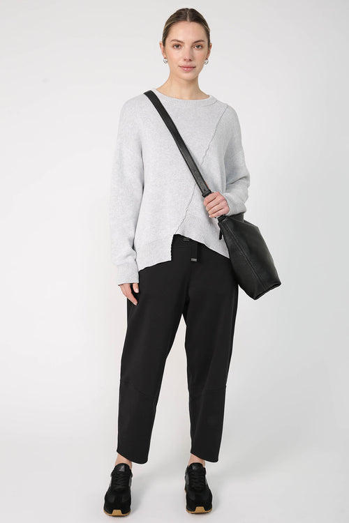 resulting sweater / grey marle|silver