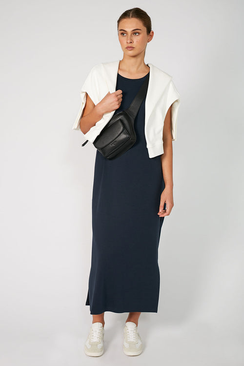 seek maxi dress / french ink