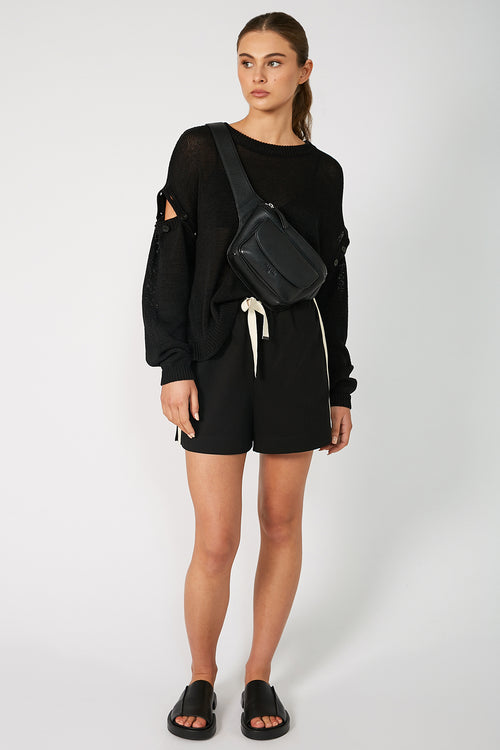 cinder short / black