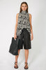 area tank / natural|black abstract zebra