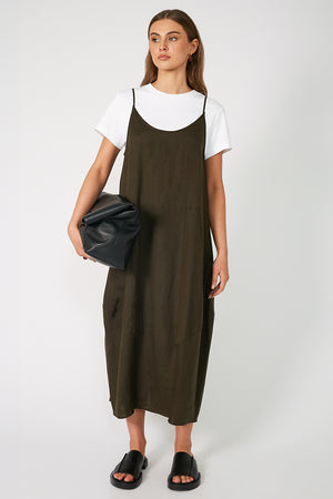 ember dress / deep green