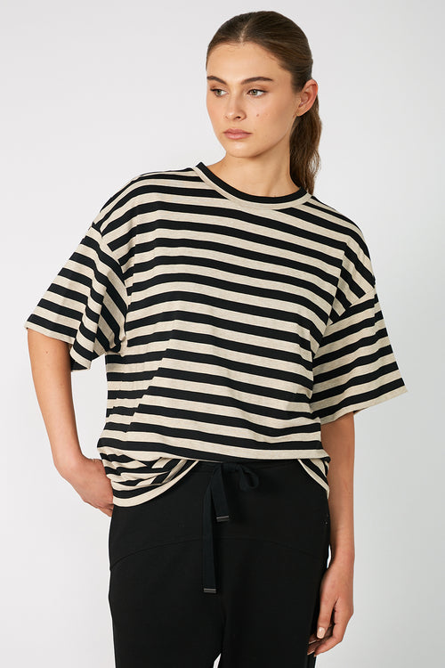 front runner tee / black|natural marle