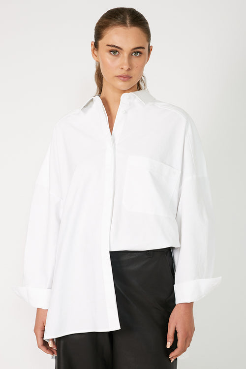 tabard shirt / white
