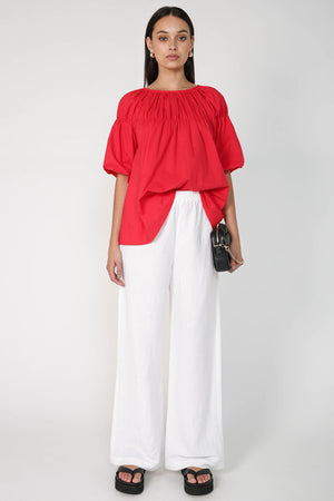 gallery short sleeve tee / red