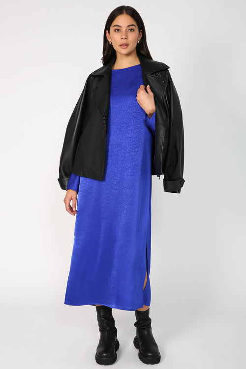 versed dress / electric blue