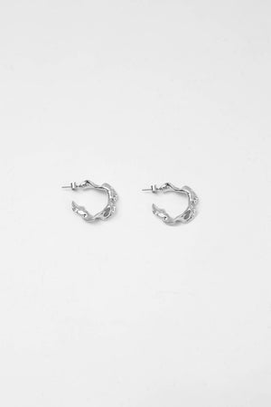 crush hoop / silver