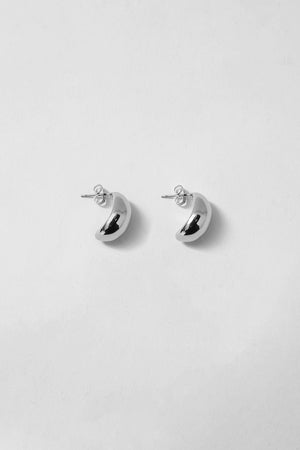 mini orb earring / silver
