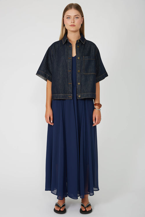 hannah maxi dress / sapphire blue