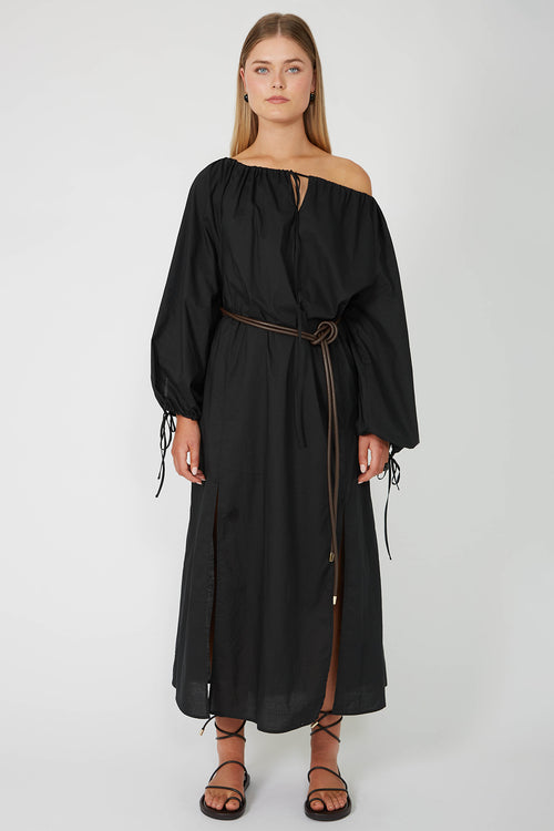 limit maxi dress / black