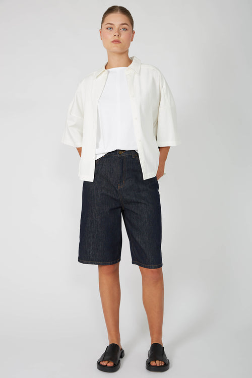 static shirt / white|black