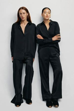frame bias pant / black