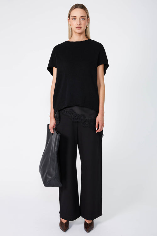 sphere sweater / black